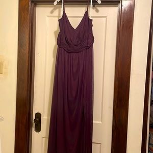 Plum Bridesmaids Dress, Size 20